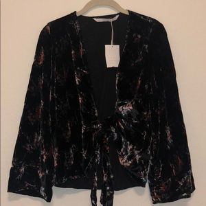 Black Velvet Top